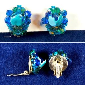 Unique Vintage Clip on Earrings #1